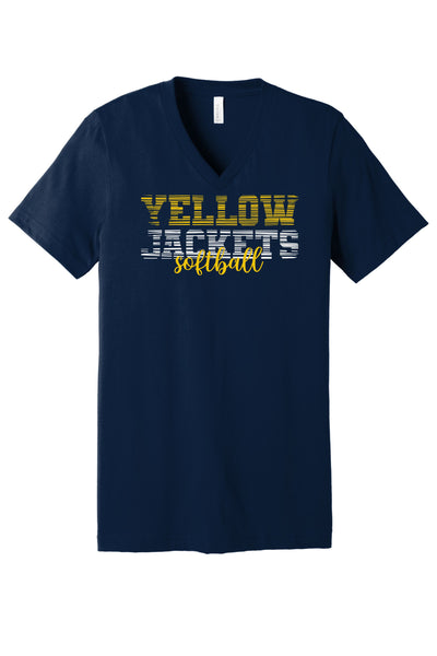 94- Yellow Jackets Vneck