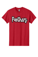 43- Comfort Colors- Distressed Panthers
