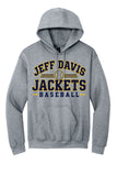 371- Jeff Davis Jackets Baseball Hoodie