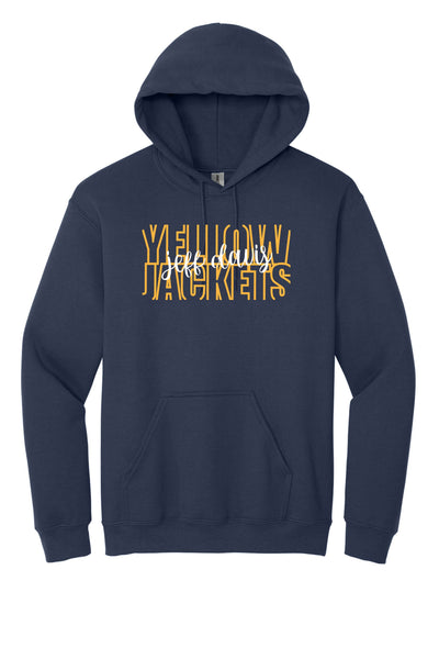 123- Jeff Davis Yellow Jackets Hoodie