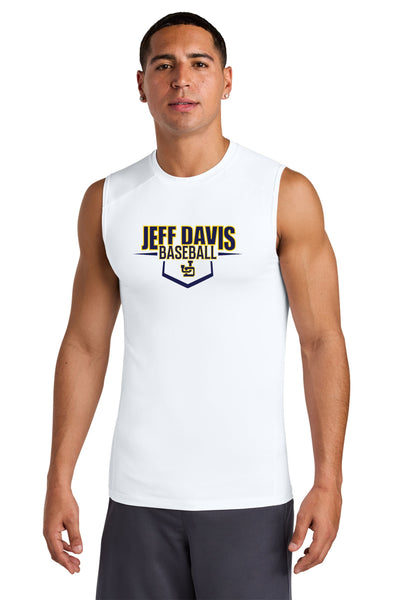 214- Jeff Davis Baseball Sleeveless Dri Fit Tee