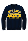 370- Jeff Davis Jackets Baseball Sweatshirt