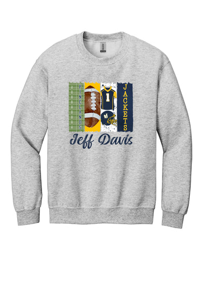 126- Jeff Davis Football Sweatshirt