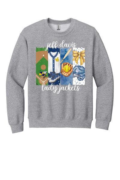 81-Jeff Davis Lady Jackets Sweatshirt