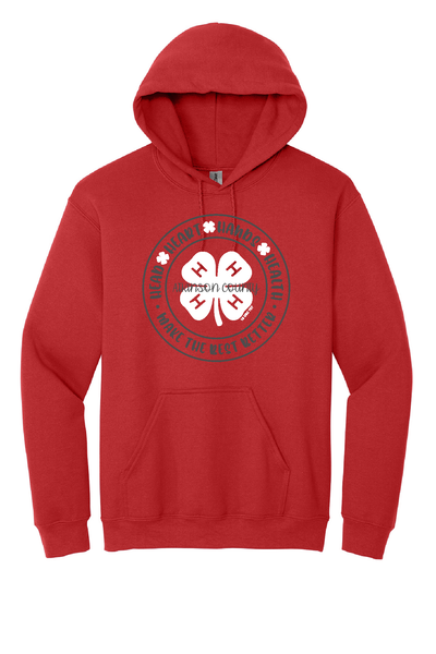 ATCO 4H Head, Heart, Hands, Health Cotton Hoodie #12