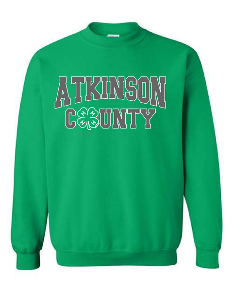 ATCO 4H Atkinson County with Clover Cotton Sweatshirt #5