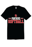 106- Panthes Softball Vneck
